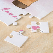 Alles wat je nodig hebt is Love Giraffes Legpuzzel (Zijkant)