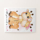 Alles wat je nodig hebt is Love Giraffes Legpuzzel (Horizontaal)