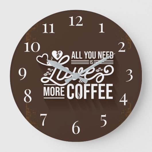 Alles wat je nodig hebt is Love  Grote Klok (Voorkant)