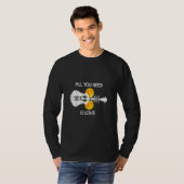 Alles wat je nodig hebt is Love Guitar Lake Shadow T-shirt (Voorkant volledig)
