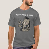 Alles wat je nodig hebt is Love T-shirt (Voorkant)