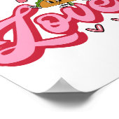 Alles wat je nodig hebt is Love T-Shirt Poster (Hoek)