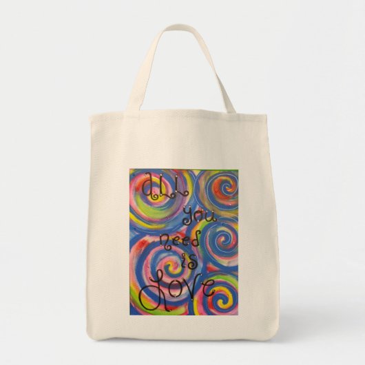 'Alles wat je nodig hebt is Love Tas' Tote Bag (Voorkant)