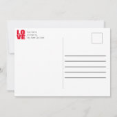 Alles wat je nodig hebt is Love Valentijn Kaart (Achterkant)