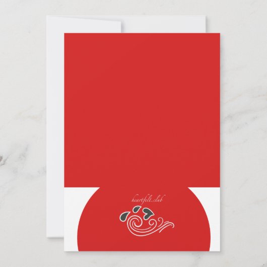 Alles wat je nodig hebt is Love Valentijnsdag Invi Kaart (Achterkant)