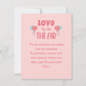 Alles wat je nodig hebt is Love Valentijnsdag roze (Achterkant)