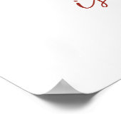 Alles wat je nodig hebt is Love Waterverf Floral V Poster (Hoek)