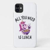 Alles wat je nodig hebt is lunch Case-Mate iPhone case (Achterkant)