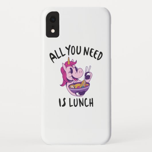 Alles wat je nodig hebt is lunch Case-Mate iPhone case (Achterkant)