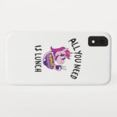Alles wat je nodig hebt is lunch Case-Mate iPhone case (Achterkant (horizontaal))