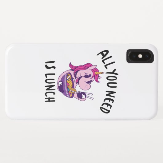 Alles wat je nodig hebt is lunch Case-Mate iPhone case (Achterkant (horizontaal))