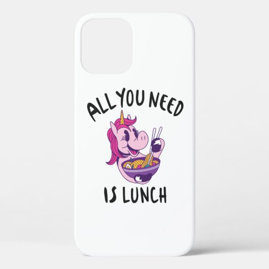 Alles wat je nodig hebt is lunch Case-Mate iPhone case (Achterkant)