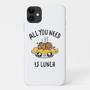Alles wat je nodig hebt is lunch Case-Mate iPhone case