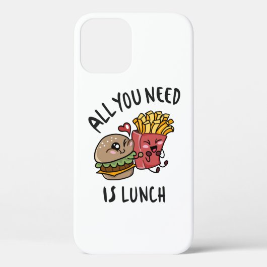 Alles wat je nodig hebt is lunch Case-Mate iPhone case (Achterkant)