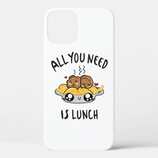 Alles wat je nodig hebt is lunch Case-Mate iPhone case (Achterkant)