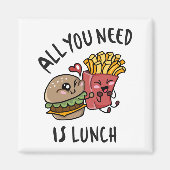 Alles wat je nodig hebt is lunch magneet (Voorkant)