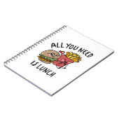 Alles wat je nodig hebt is lunch notitieboek (Linkerzijde)