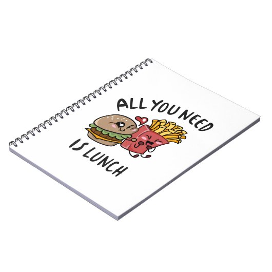 Alles wat je nodig hebt is lunch notitieboek (Linkerzijde)