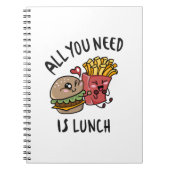 Alles wat je nodig hebt is lunch notitieboek (Voorkant)