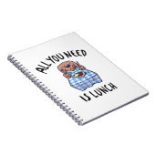 Alles wat je nodig hebt is lunch notitieboek (Rechterzijde)