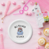Alles wat je nodig hebt is lunch papieren bordje (Feest)