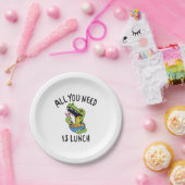 Alles wat je nodig hebt is lunch papieren bordje (Feest)