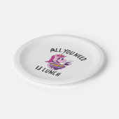 Alles wat je nodig hebt is lunch papieren bordje (Gekanteld)