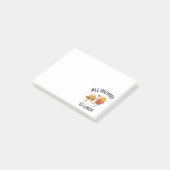 Alles wat je nodig hebt is lunch post-it® notes (Schuin)