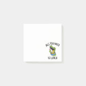 Alles wat je nodig hebt is lunch post-it® notes (Voorkant)