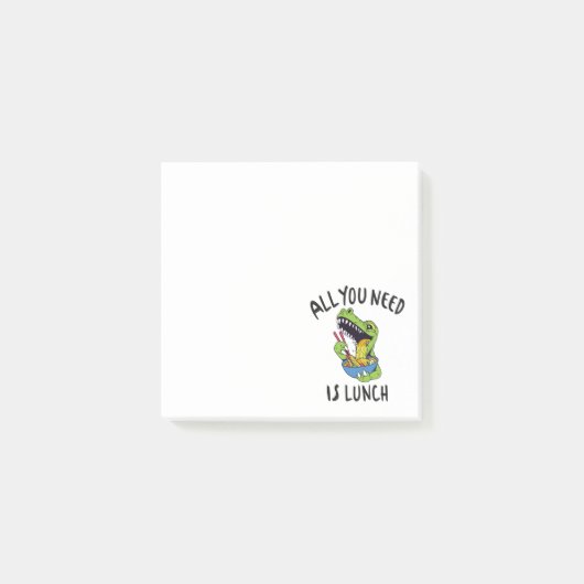 Alles wat je nodig hebt is lunch post-it® notes (Voorkant)