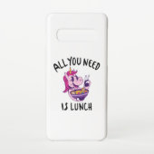 Alles wat je nodig hebt is lunch samsung galaxy hoesje (Achterkant)