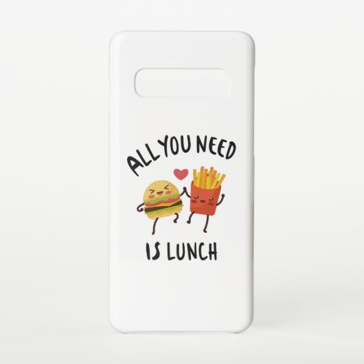 Alles wat je nodig hebt is lunch samsung galaxy hoesje (Achterkant)