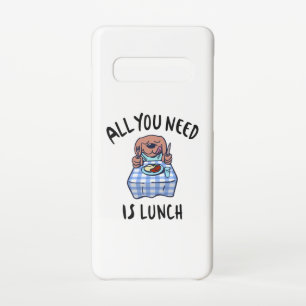 Alles wat je nodig hebt is lunch samsung galaxy s10 hoesje