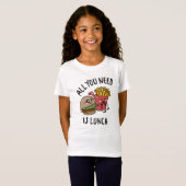Alles wat je nodig hebt is lunch t-shirt (Voorkant volledig)