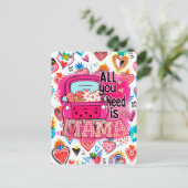 Alles wat je nodig hebt is mama Moederdag Greeting Briefkaart (Staand voorkant)