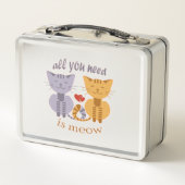 Alles wat je nodig hebt is meow Valentijn katten (Achterkant)