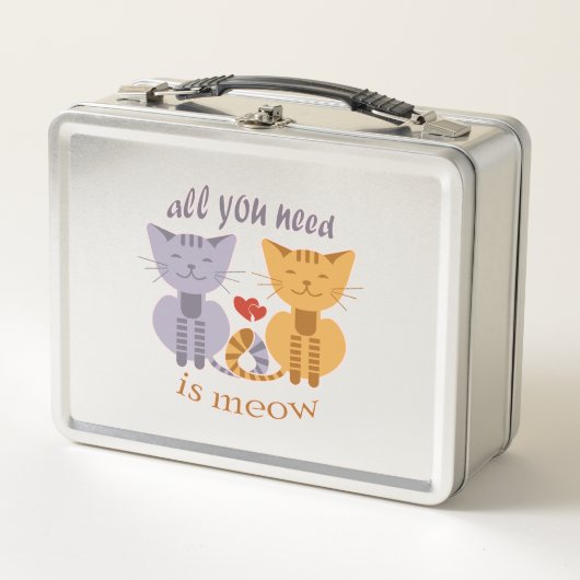 Alles wat je nodig hebt is meow Valentijn katten (Voorkant)