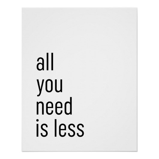 Alles wat je nodig hebt, is minder perfect poster (Voorkant)