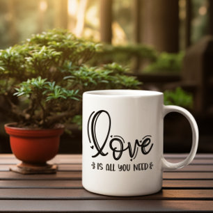 Alles wat je nodig hebt is Mok van Liefde Koffie