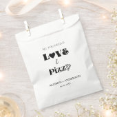 Alles wat je nodig hebt is pizza & Love vrijgezell Bedankzakje (Geknipt)