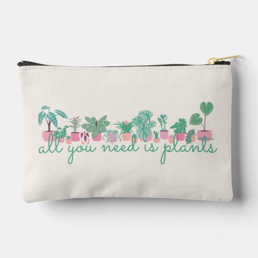 Alles wat je nodig hebt is Planten roze en groen Etui (Achterkant)