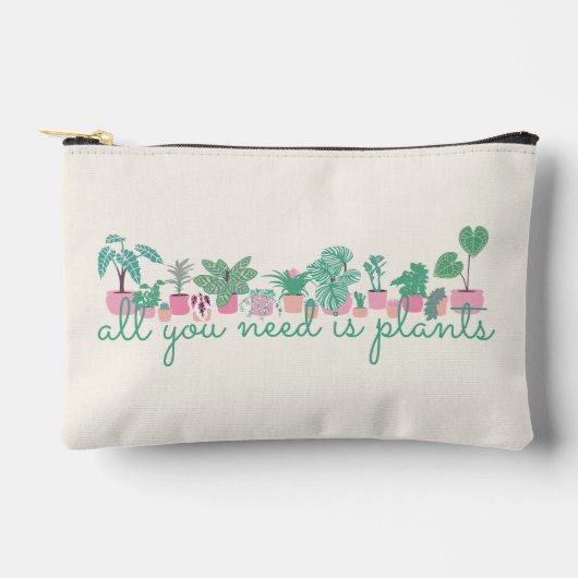 Alles wat je nodig hebt is Planten roze en groen Etui (Voorkant)