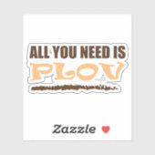 Alles wat je nodig hebt is Plov. Oezbeeks, Azerbei Sticker (Vel)