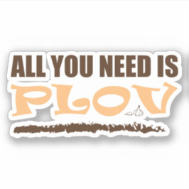 Alles wat je nodig hebt is Plov. Oezbeeks, Azerbei Sticker