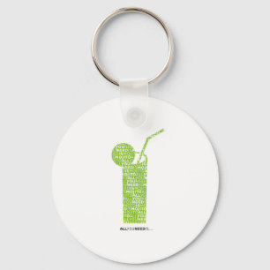 Alles wat je nodig hebt is... sleutelhanger