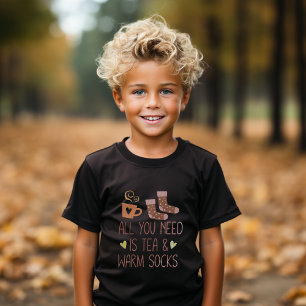 Alles wat je nodig hebt is thee en warme sokken Ge T-shirt