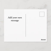 Alles wat je nodig hebt is Valentijn met mij Briefkaart (Achterkant)