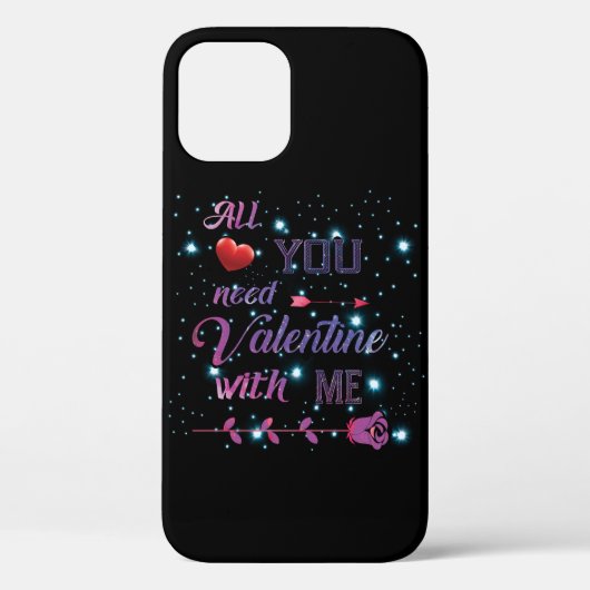 Alles wat je nodig hebt is Valentijn met mij Case-Mate iPhone Case (Achterkant)