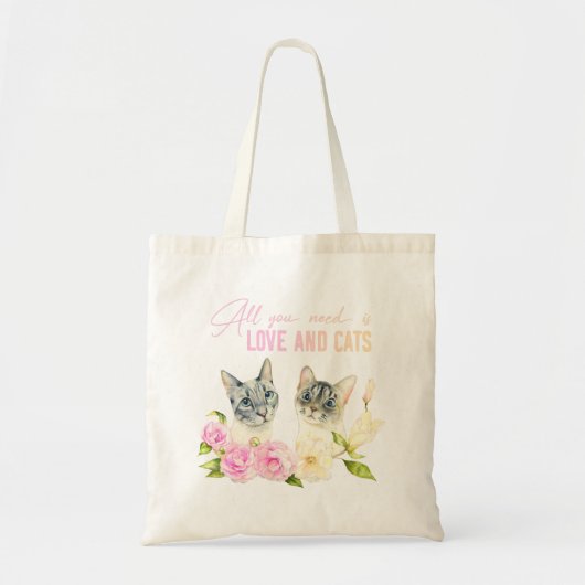 Alles wat je nodig hebt, is Waterverf voor liefde Tote Bag (Voorkant)