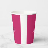 Alles wat je nodig hebt koffie roze papieren beker (Links)